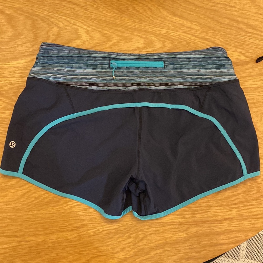 Navy Lululemon shorts